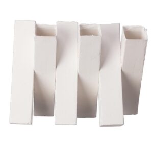 Matte White 3D Printed Ceramic Vase by BIDKhome