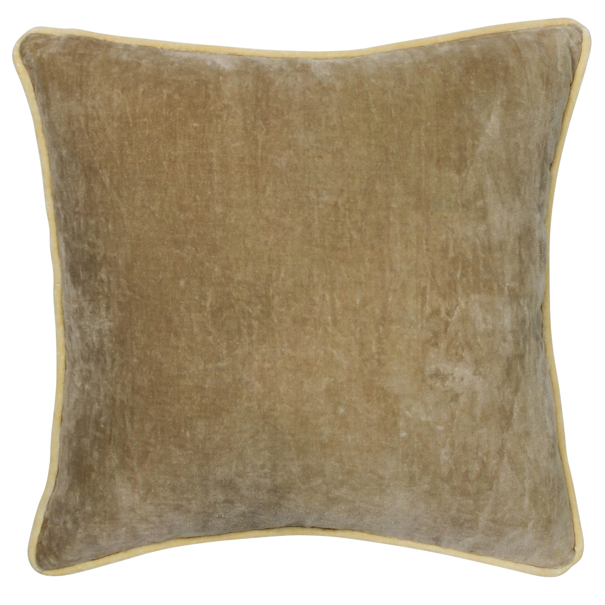 Andover Goldenrod Velvet Pillow by HomArt