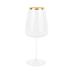 Francesca Gold Water Glass Glass by VIETRI