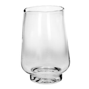 Large Elyza Clear Hurricane Vase by Pomax