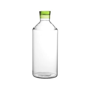 Tarifa Green and Clear Glass Carafe by Pomax