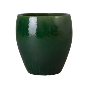 Ossal Green Ceramic Planters by Emissary
