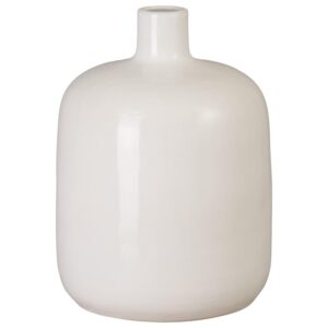 Round White Ceramic Jug Vase by Emissary