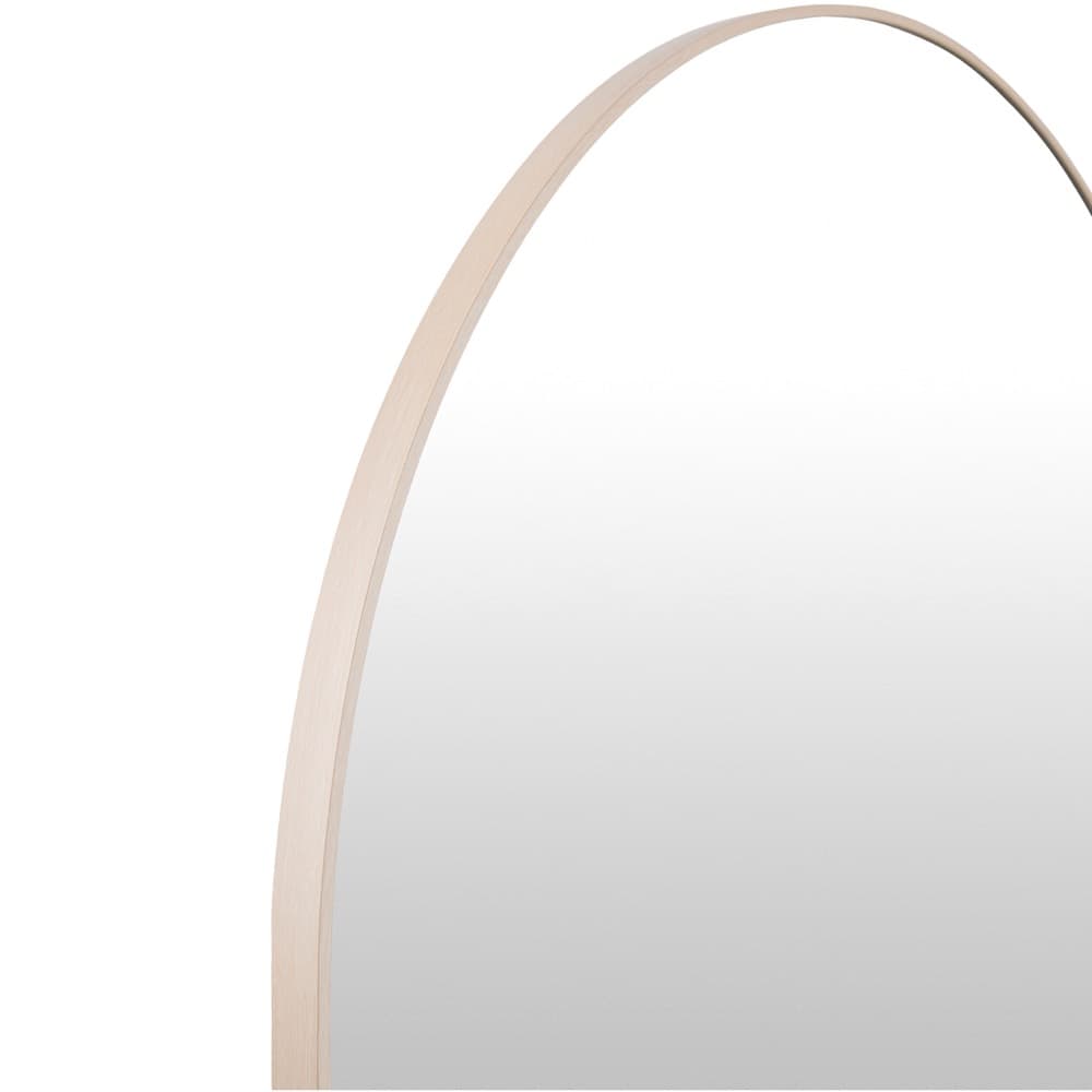 Aranya Natural Brown Mantel Mirrors by Livabliss - Image 3
