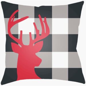 Reindeer Buffalo Indoor/Outdoor Pillow by Livabliss