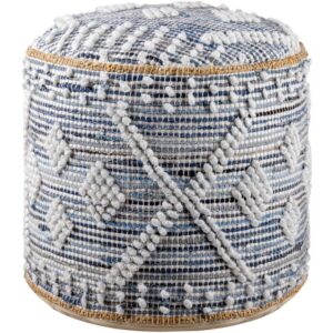 Sydney Navy Pouf by Livabliss