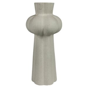 Stoneware Bulbous Vase by HomArt