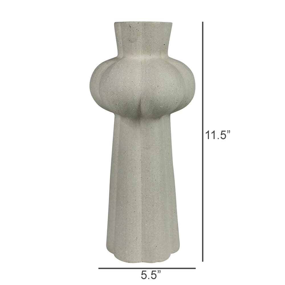 Stoneware Bulbous Vase by HomArt - Image 3