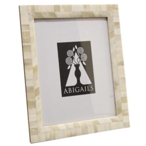 Inlaid Cream Bone 8x10 Photo Frame by Abigails