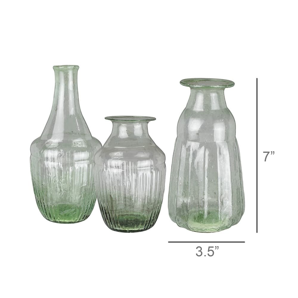 Matcha Pepper Glass Vase Set of 3 by HomArt - Image 5