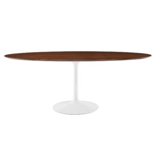 Lippa 78" Oval Wood Dining Table by Modway
