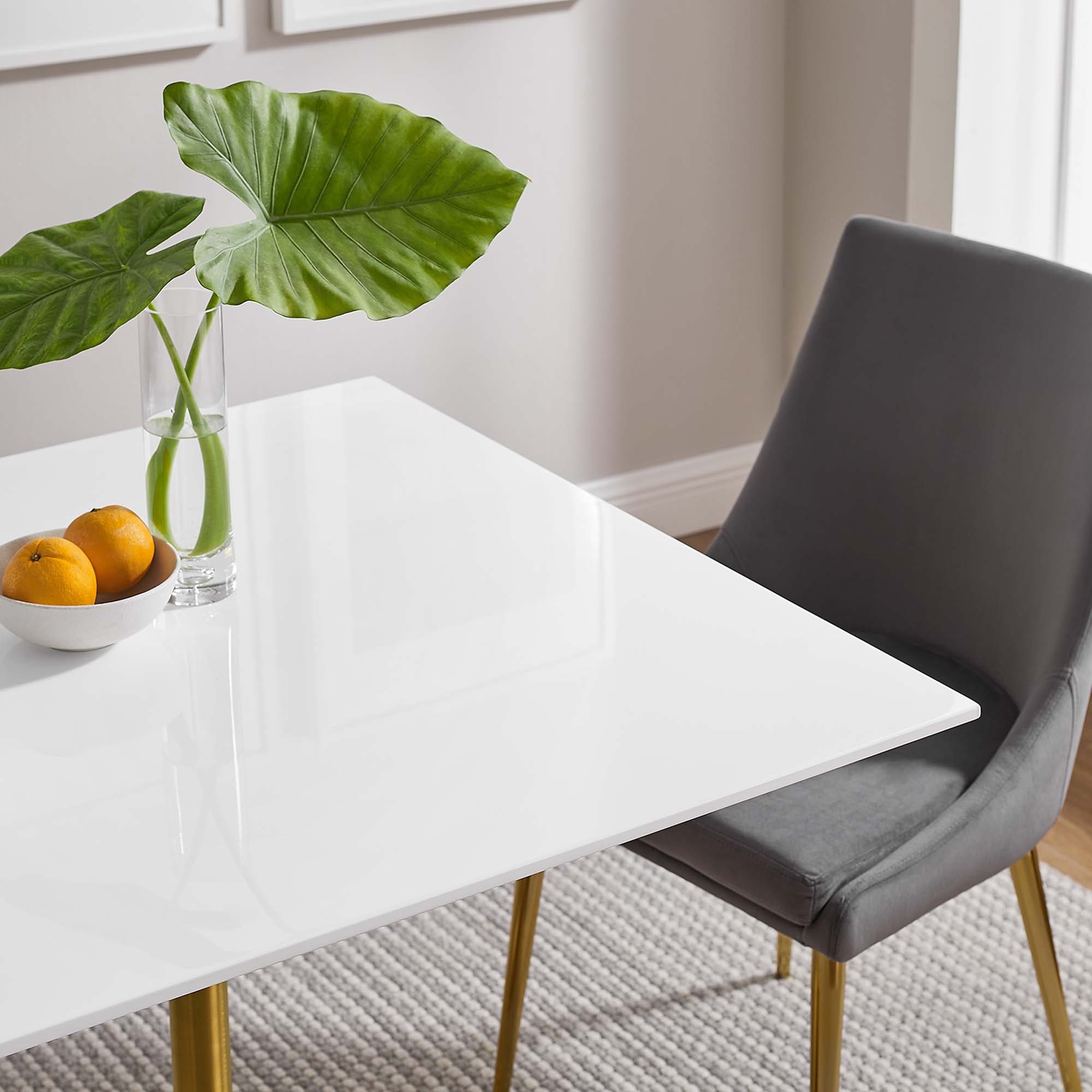 Lippa 36" Square Wood Dining Table by Modway - Image 7