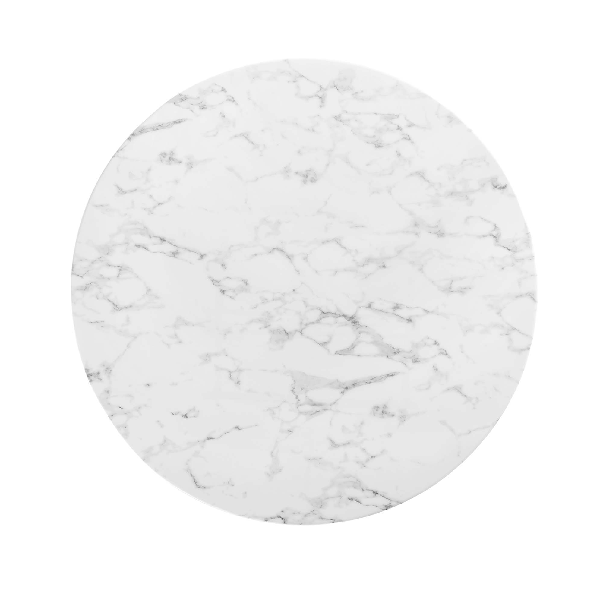 Lippa 48" Round Faux Marble Dining Table by Modway - Image 4