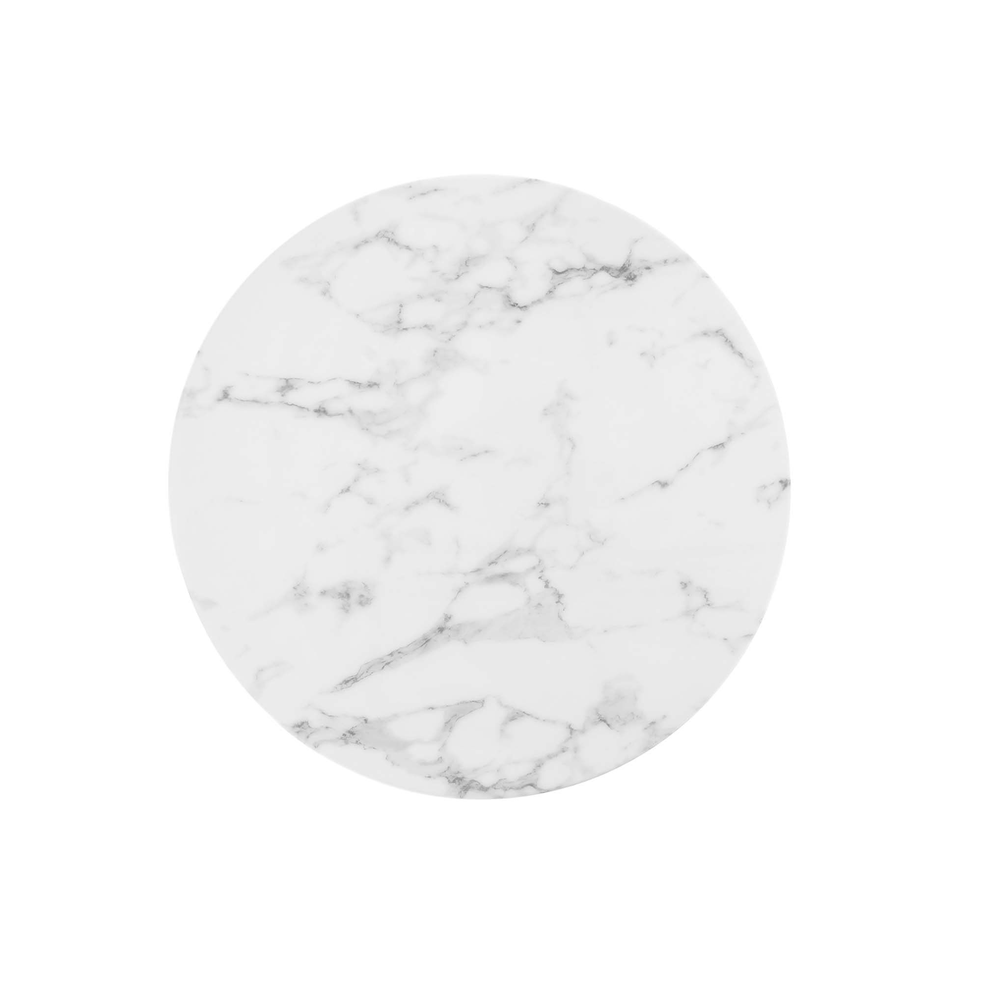 Lippa 28" Round Faux Marble Bar Table by Modway - Image 4