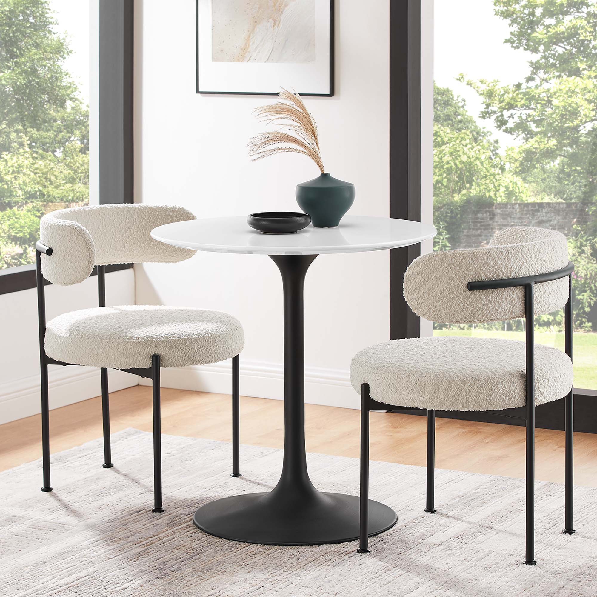 Lippa 28" Round Wood Dining Table by Modway - Image 6