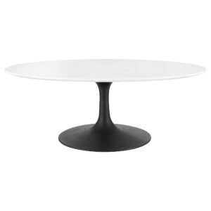 Lippa 42" Oval Wood Coffee Table by Modway