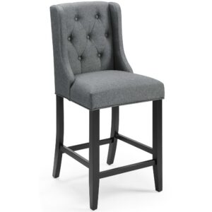 Baronet Upholstered Fabric Counter Bar Stool Set of 2 by Modway