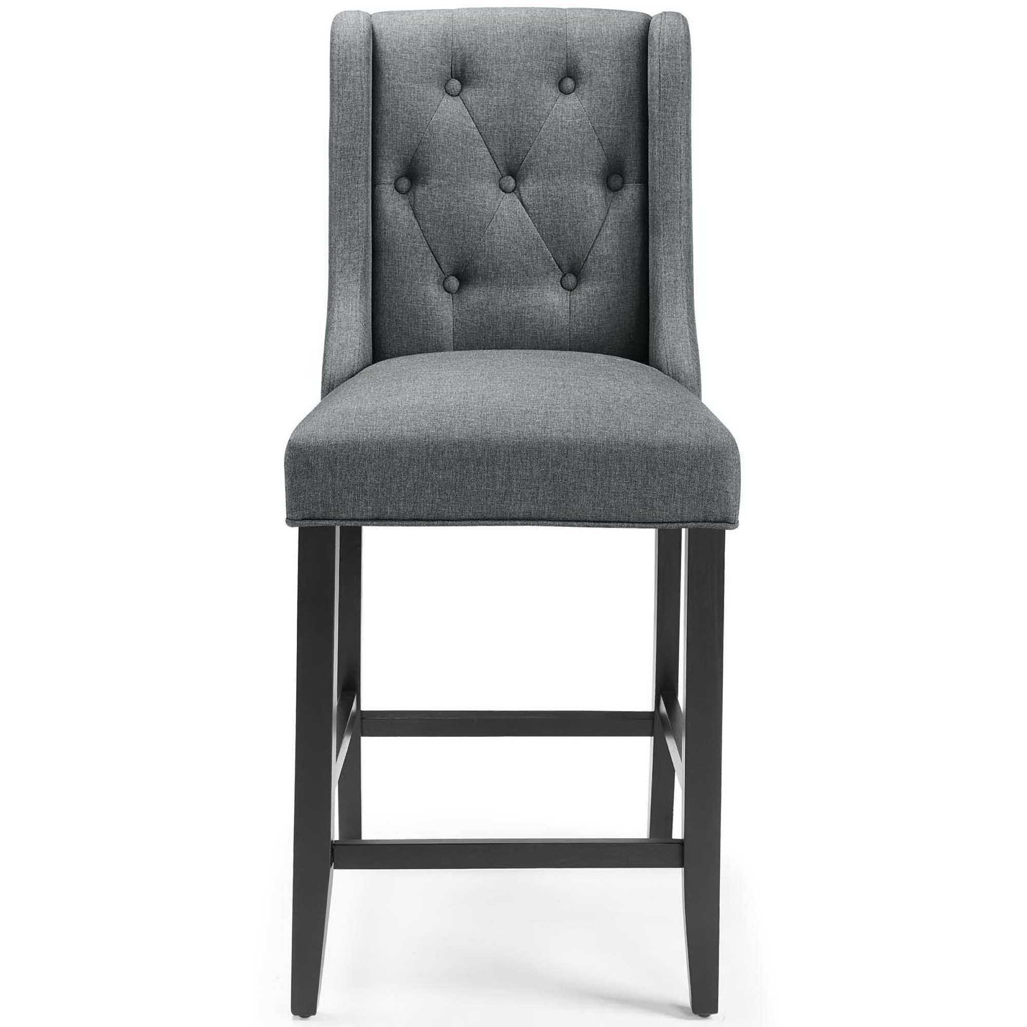 Baronet Upholstered Fabric Counter Bar Stool Set of 2 by Modway