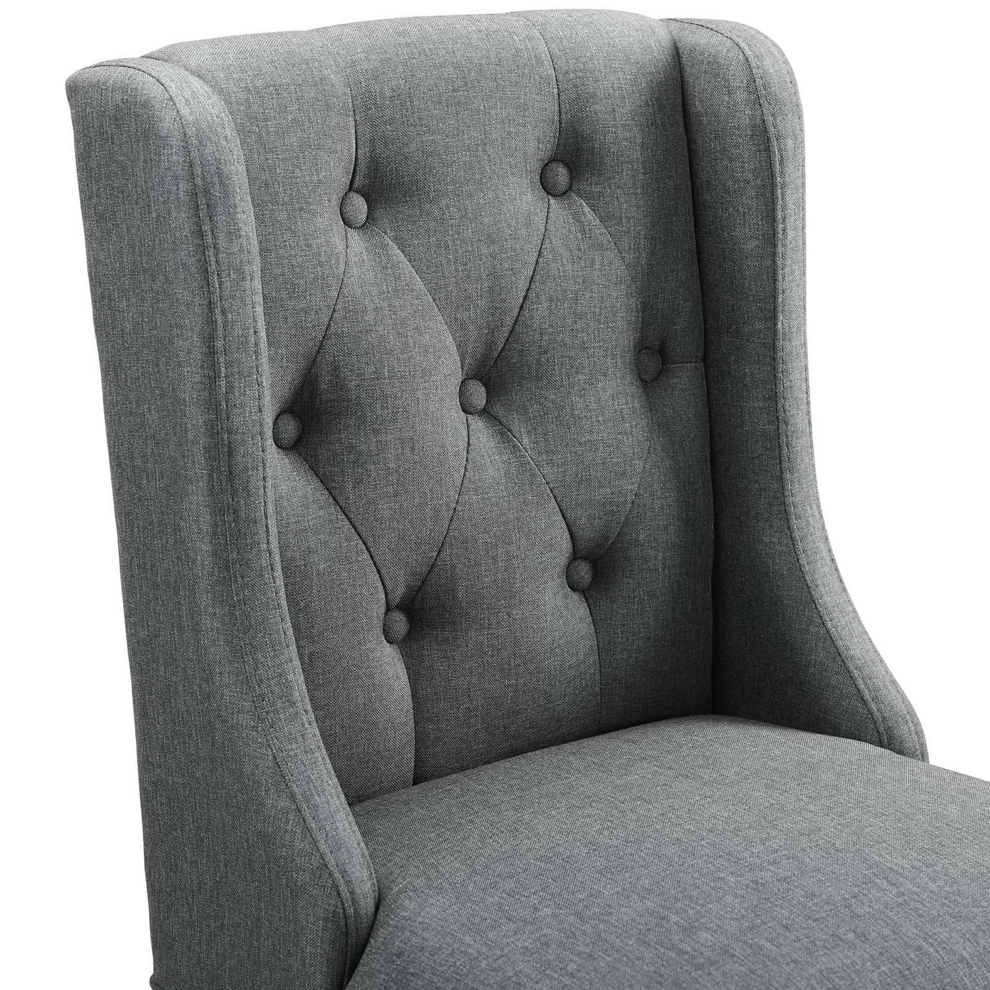 Baronet Upholstered Fabric Counter Bar Stool Set of 2 by Modway
