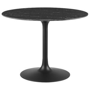 Lippa 40" Round Faux Marble Dining Table by Modway