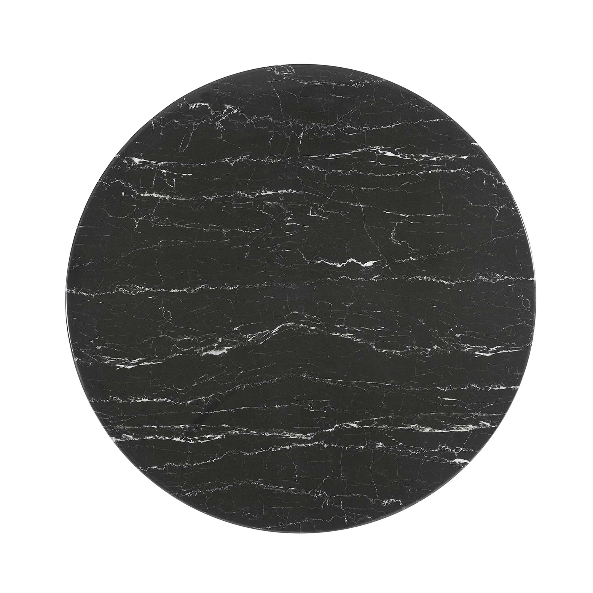 Lippa 40" Round Faux Marble Dining Table by Modway - Image 4