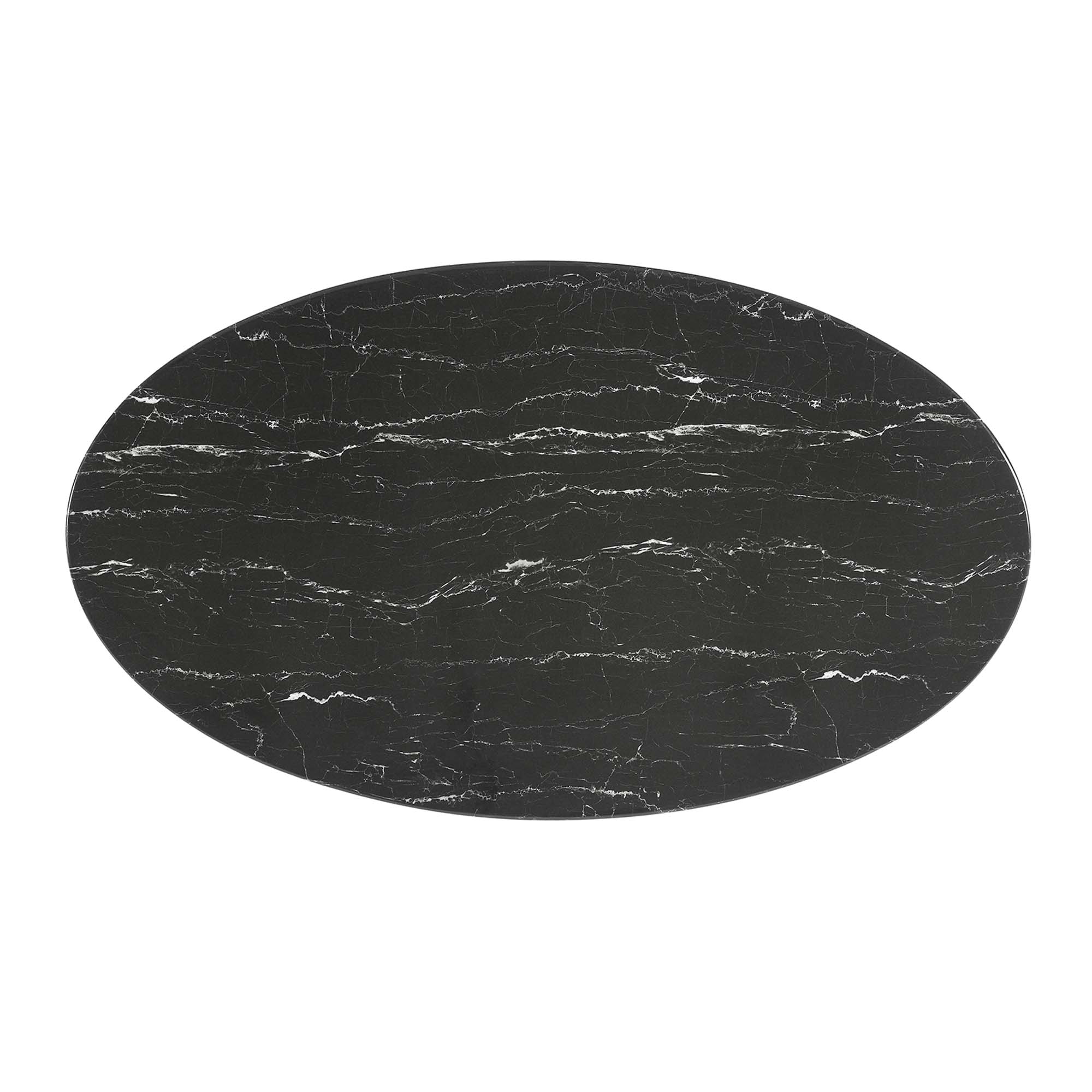 Lippa 54" Oval Faux Marble Dining Table by Modway - Image 4