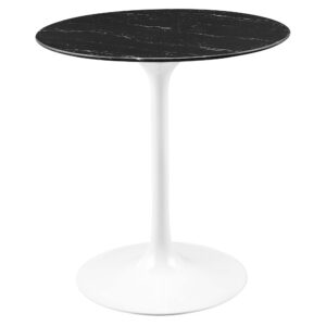 Lippa 28" Round Faux Marble Dining Table by Modway