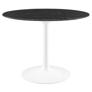 Lippa 40" Round Faux Marble Dining Table by Modway