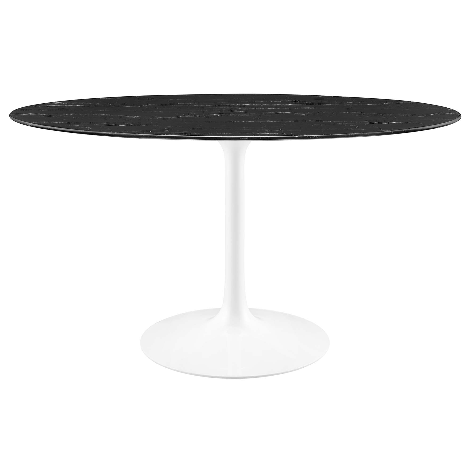 Lippa 54" Oval Faux Marble Dining Table by Modway