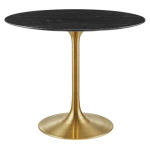Lippa 36" Round Faux Marble Dining Table by Modway