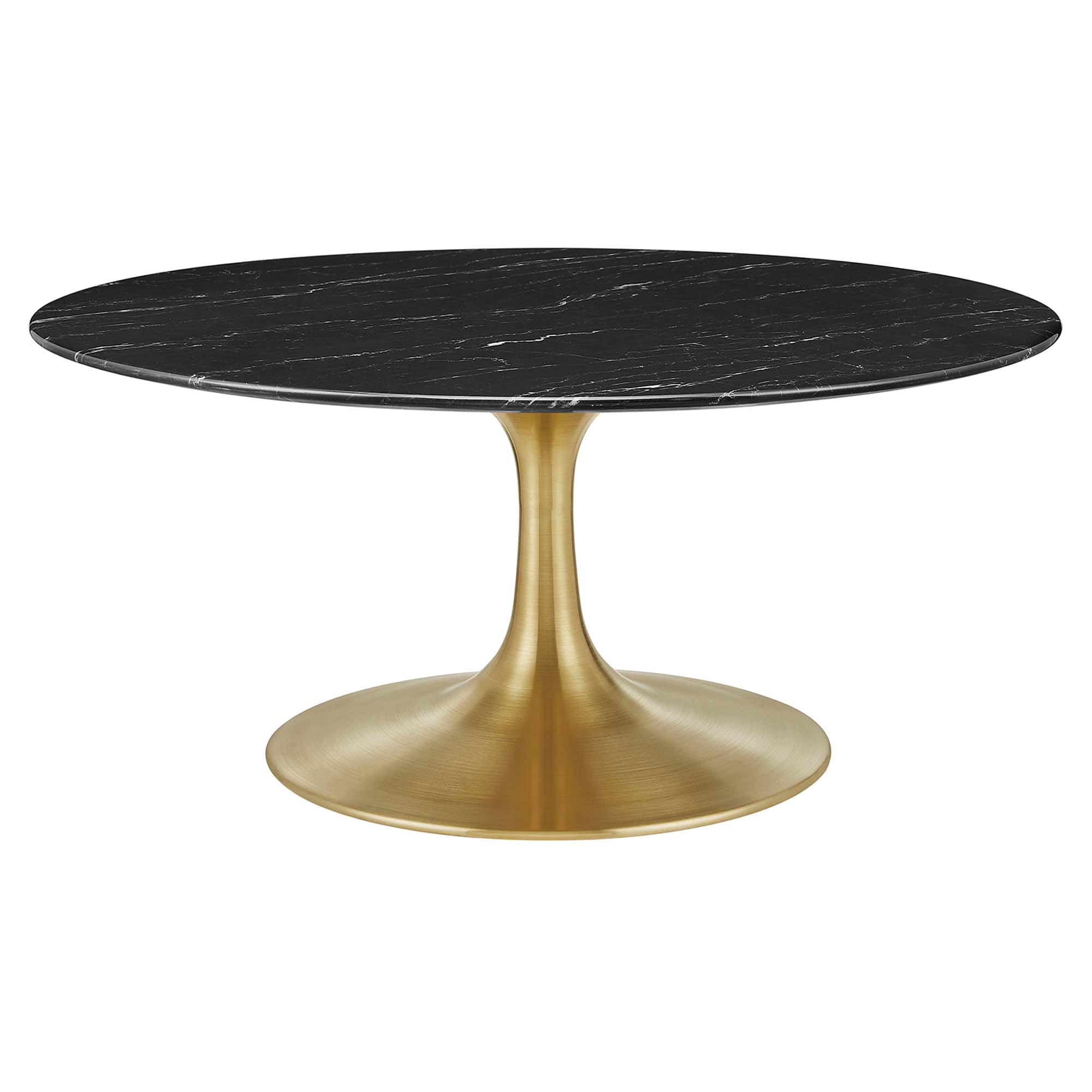 Lippa 36" Round Faux Marble Coffee Table by Modway