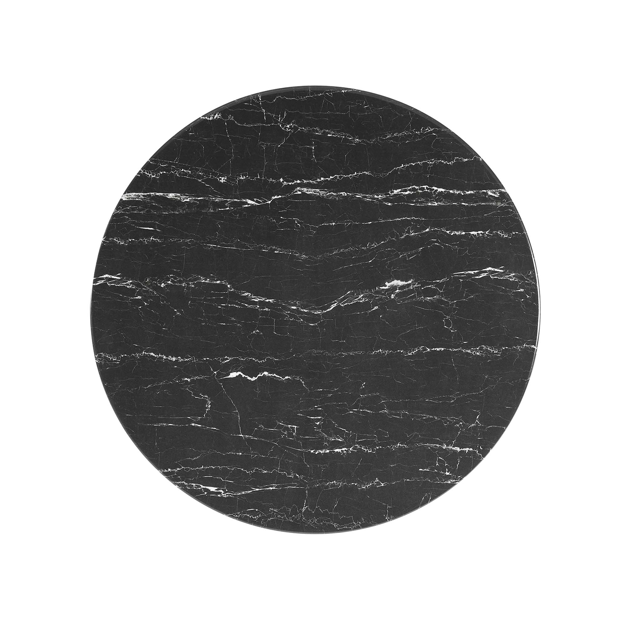 Lippa 36" Round Faux Marble Coffee Table by Modway - Image 4