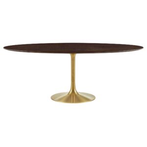 Lippa 78" Oval Wood Dining Table by Modway