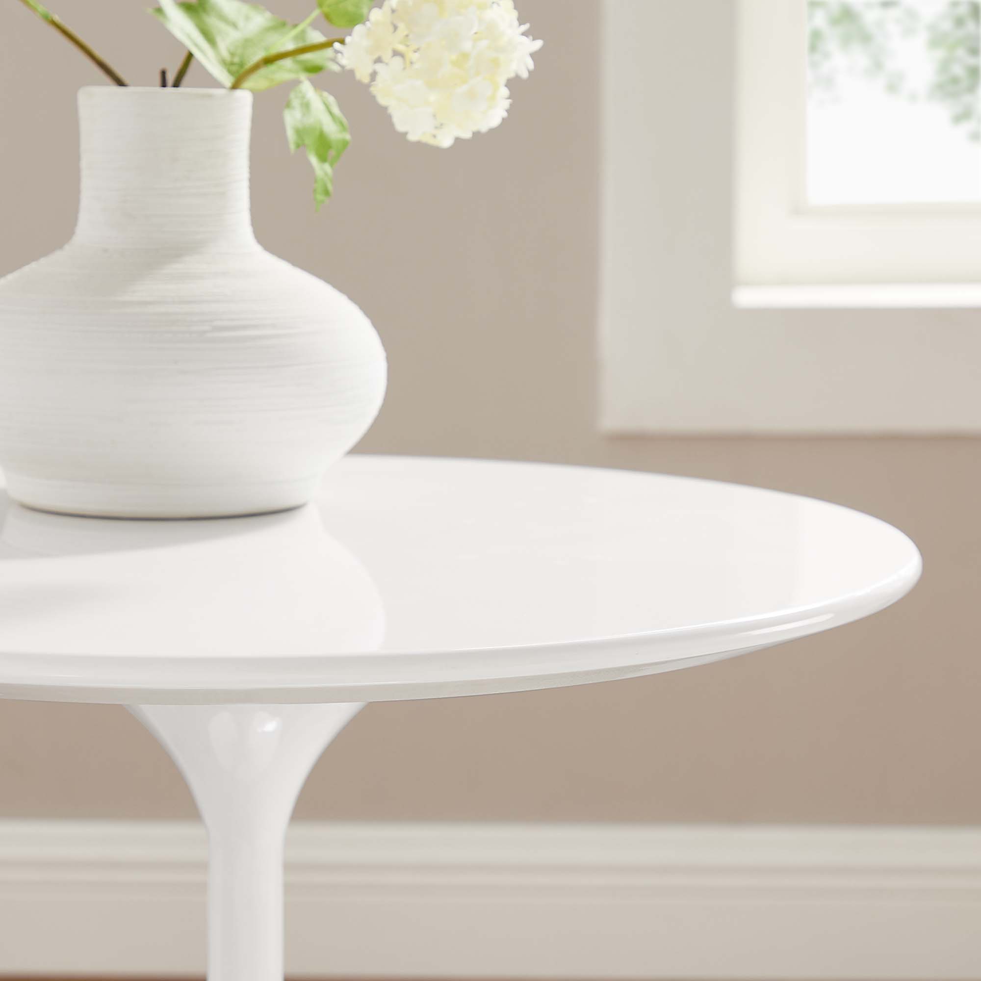 Lippa 20" Round Wood Side Table by Modway - Image 7