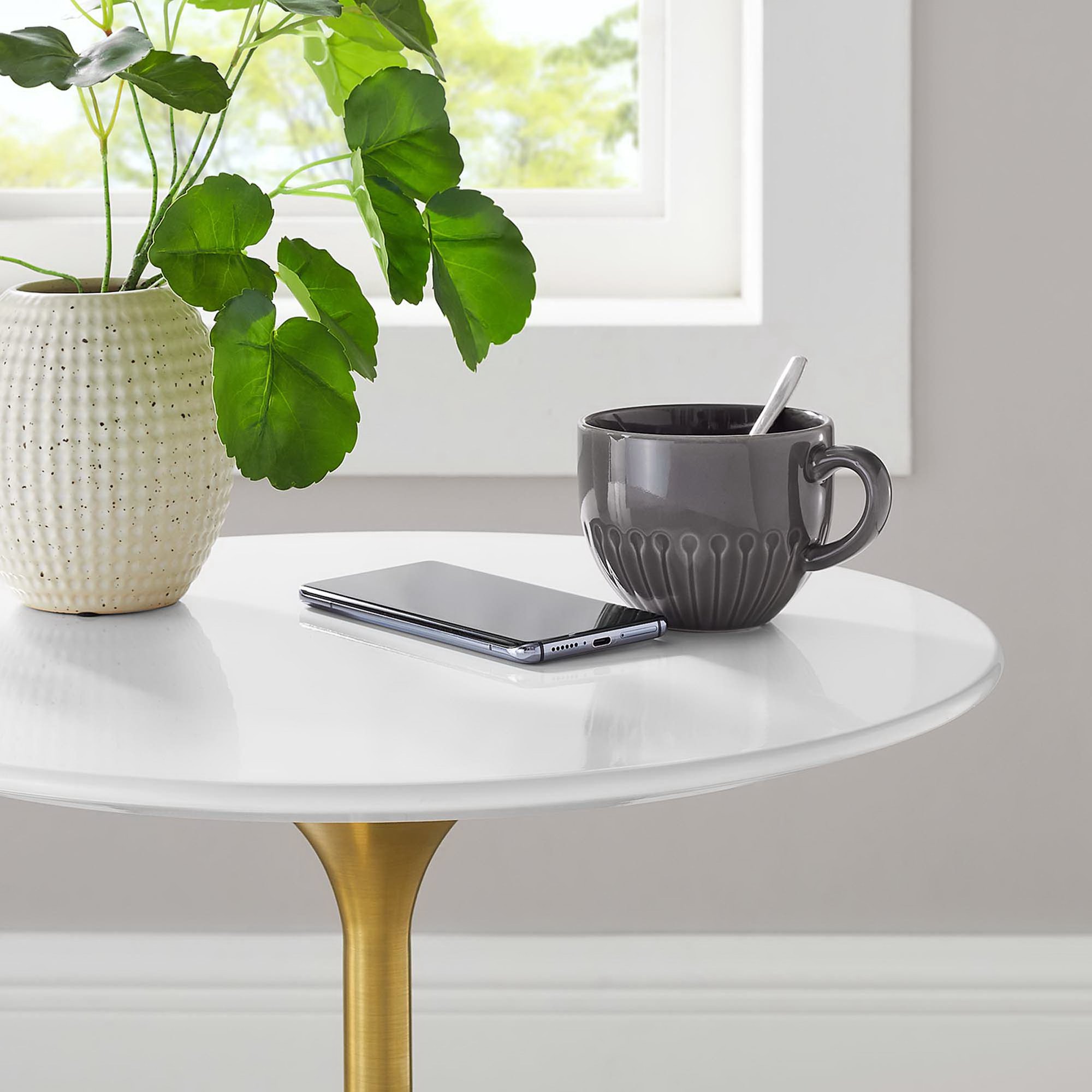 Lippa 20" Round Wood Side Table by Modway - Image 7
