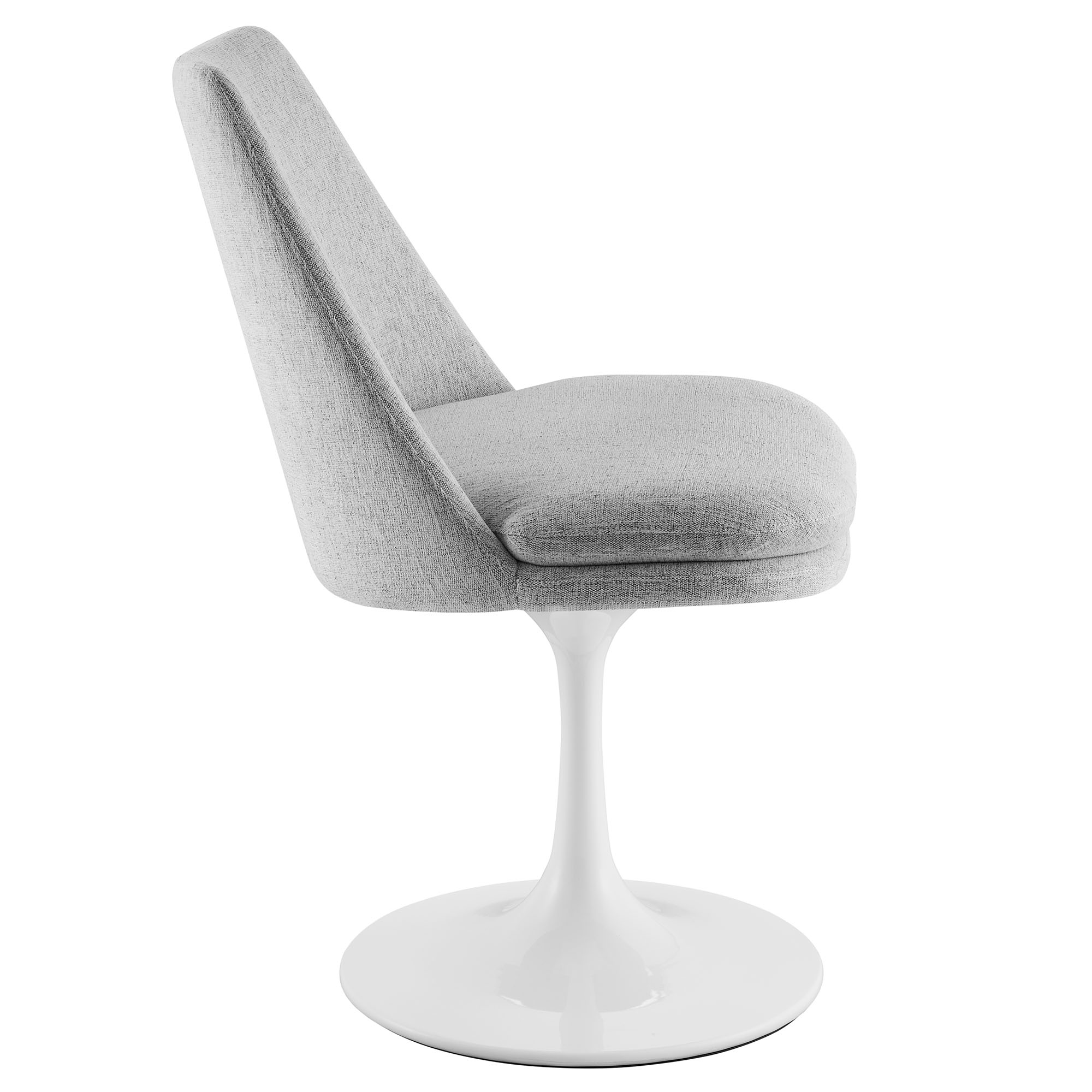 Lippa Swivel Dining Upholstered Side Chair by Modway - Image 4