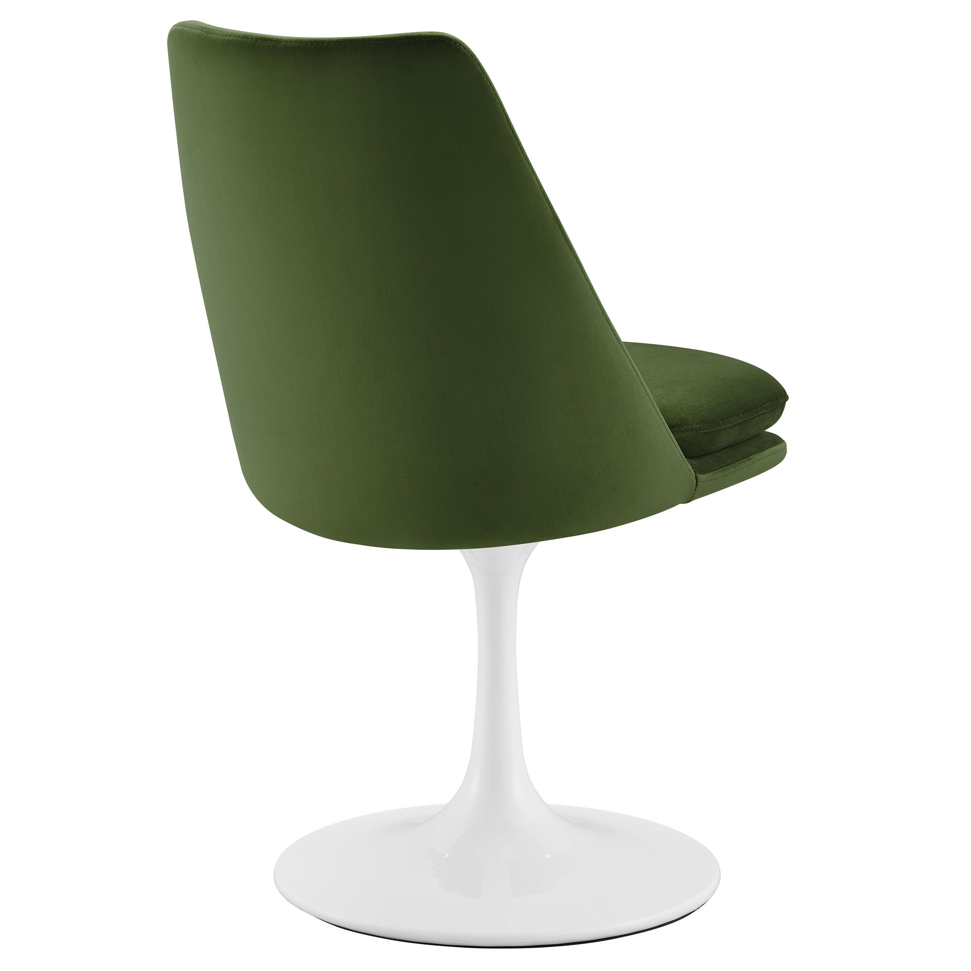 Lippa Swivel Dining Performance Velvet Side Chair by Modway - Image 5