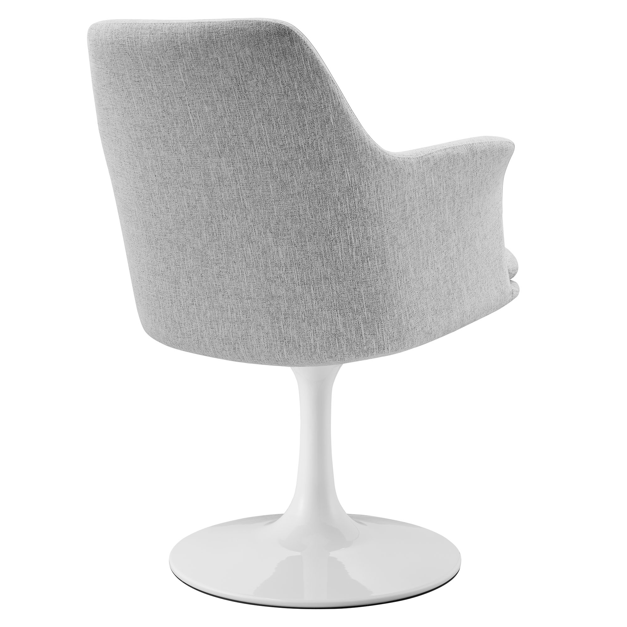 Lippa Swivel Dining Upholstered Armchair by Modway - Image 5