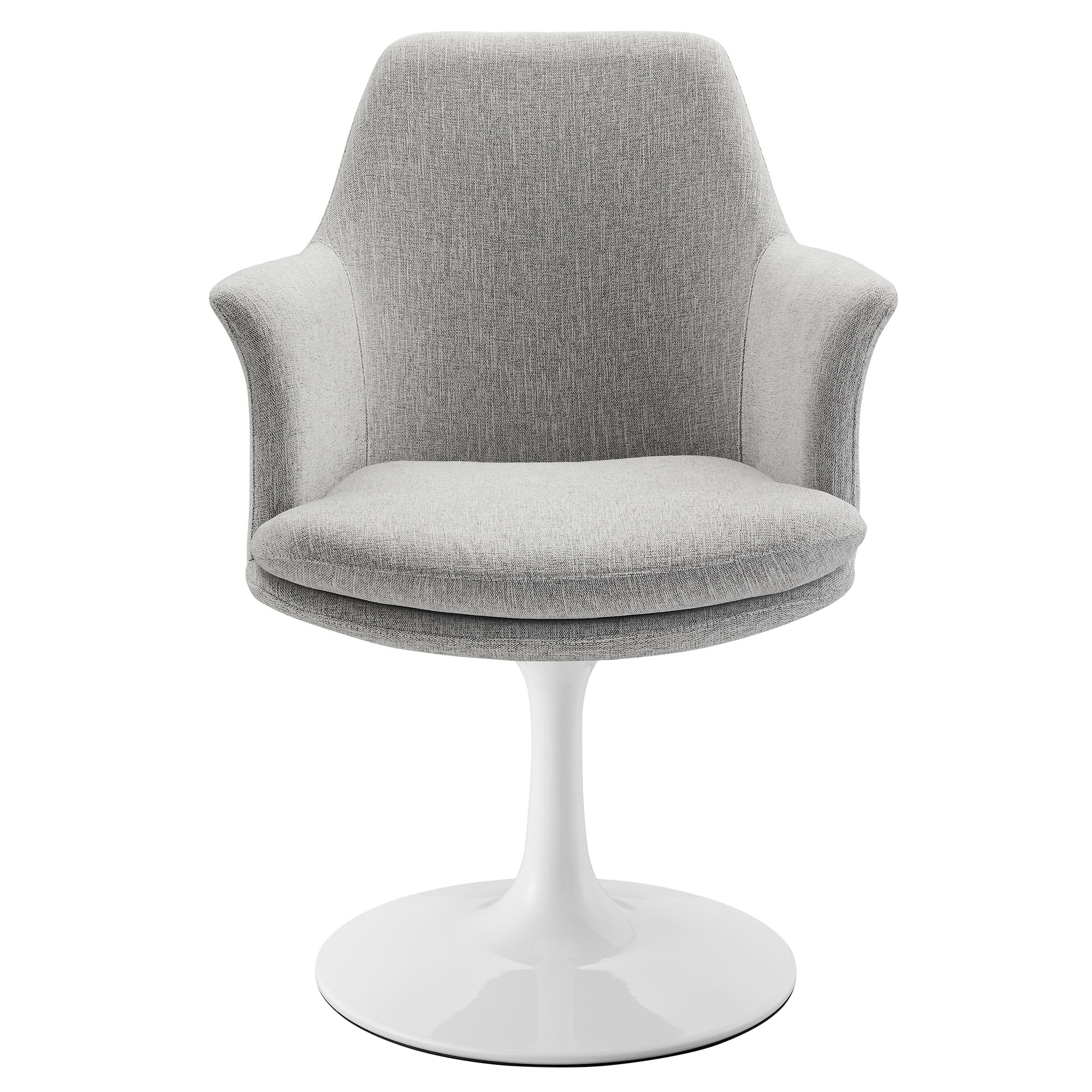 Lippa Swivel Dining Upholstered Armchair by Modway - Image 6