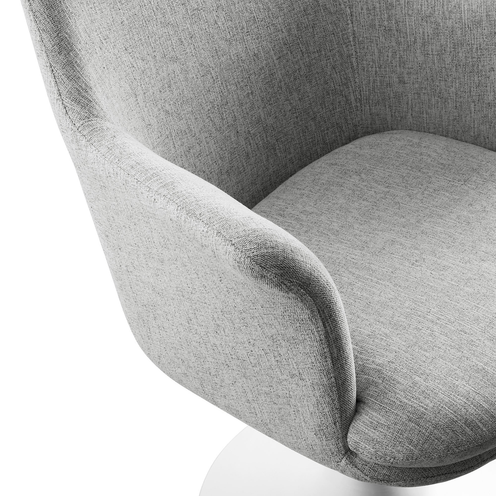 Lippa Swivel Dining Upholstered Armchair by Modway - Image 7