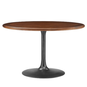 Lippa 48" Round Pedestal Solid Wood Dining Table by Modway