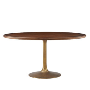 Lippa 60" Round Pedestal Solid Wood Dining Table by Modway