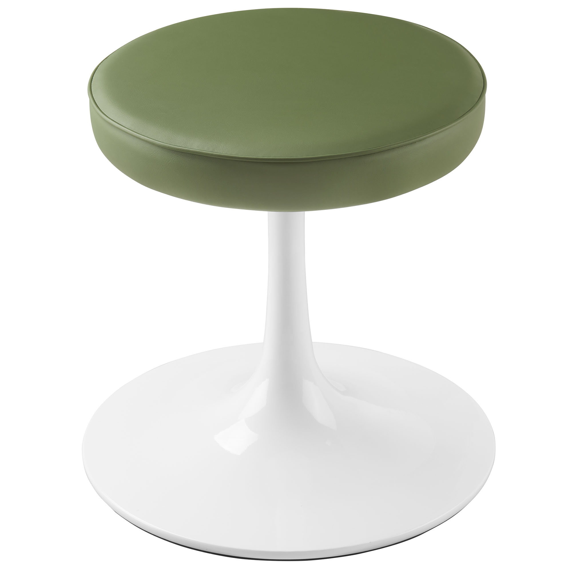 Lippa Vegan Leather Round Stool by Modway - Image 4