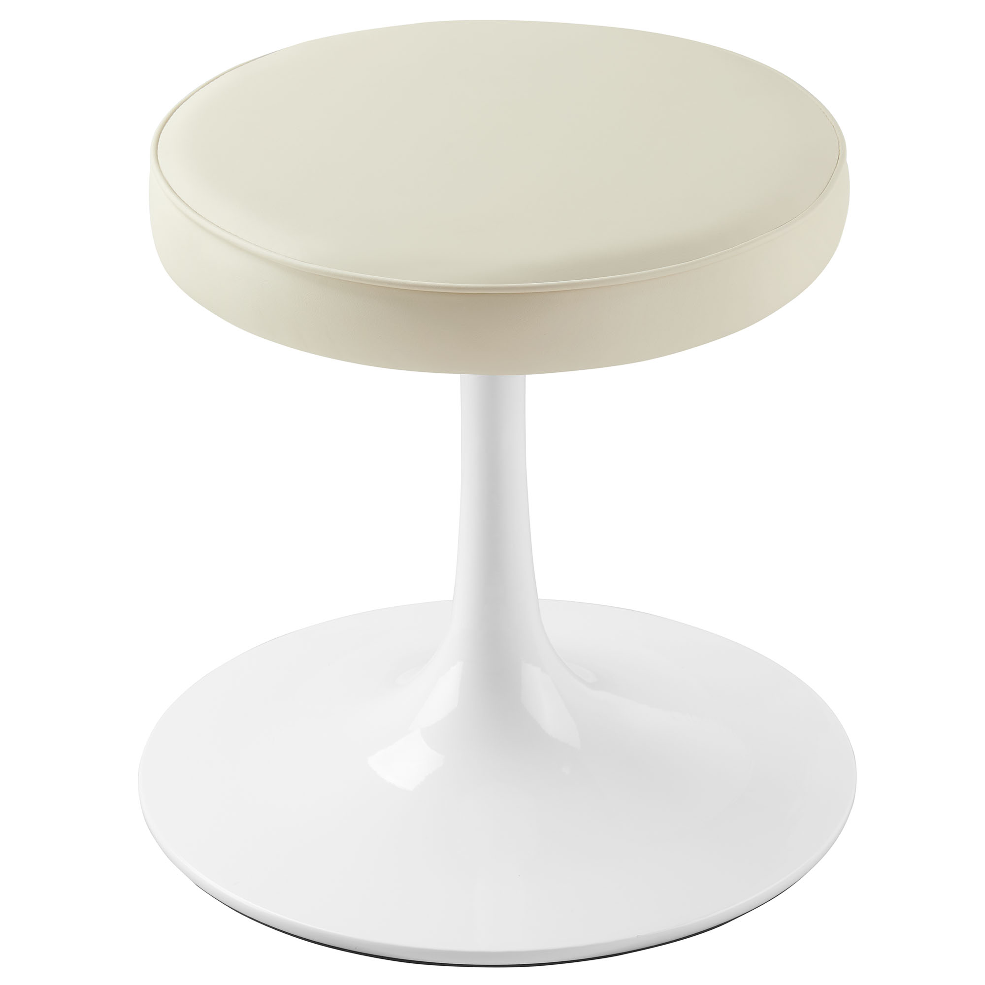 Lippa Vegan Leather Round Stool by Modway - Image 4