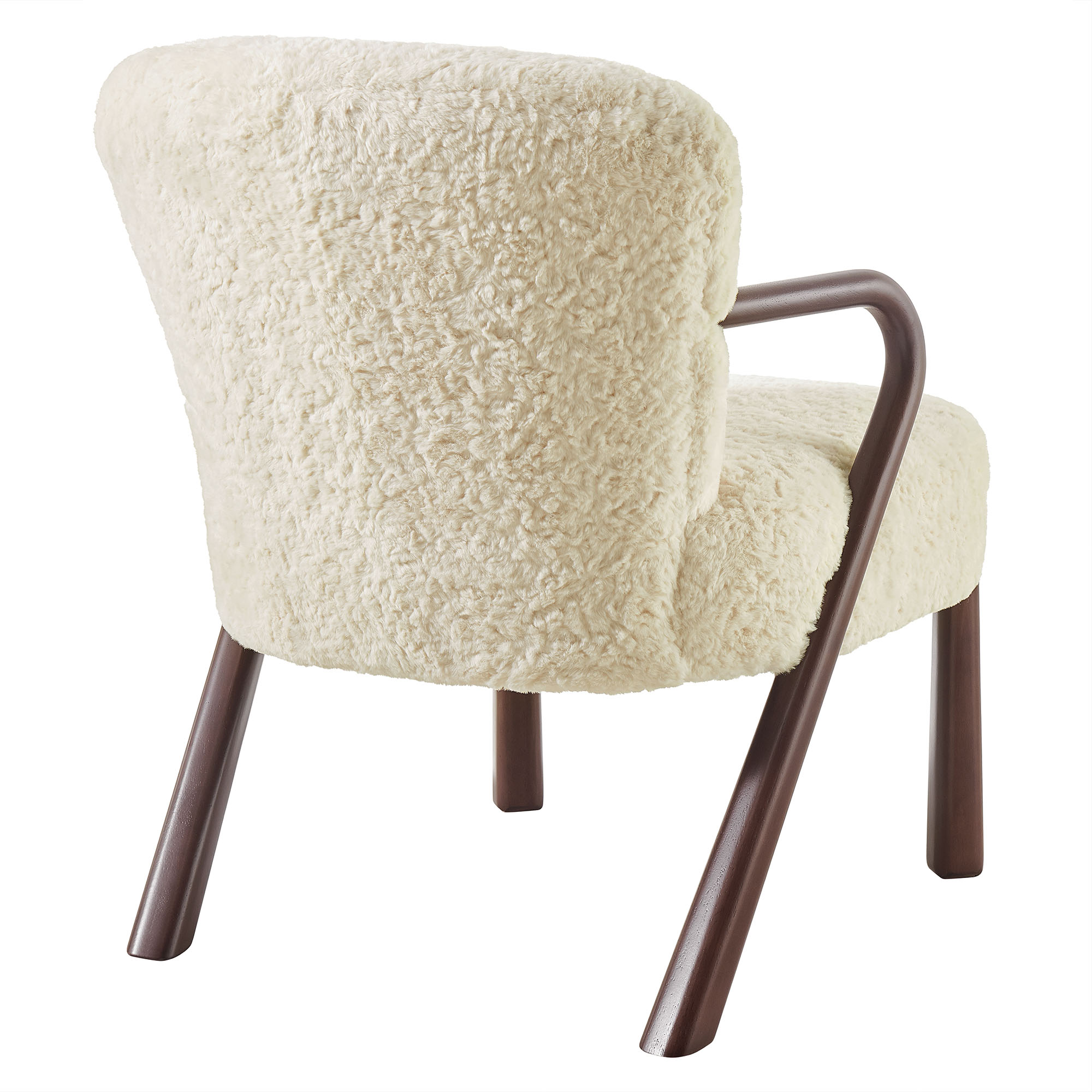 Arden Faux Shearling Accent Armchair by Modway