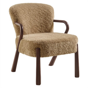 Arden Faux Shearling Accent Armchair by Modway