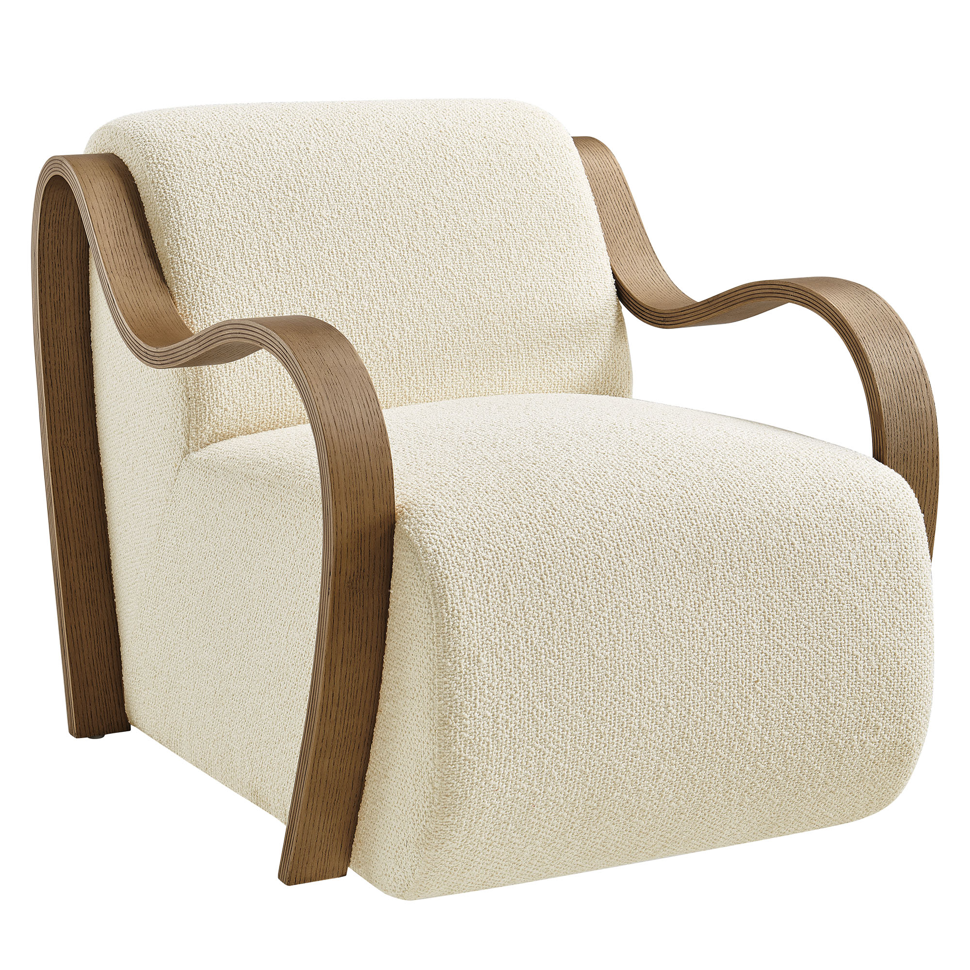Atrium Lattice Boucle Accent Armchair by Modway