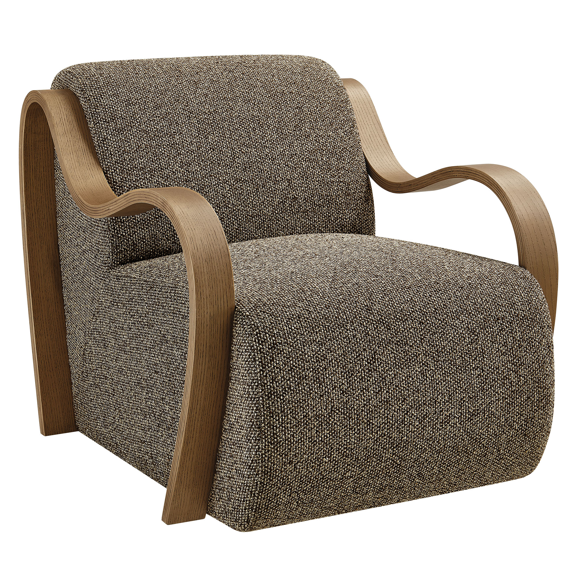 Atrium Lattice Boucle Accent Armchair by Modway