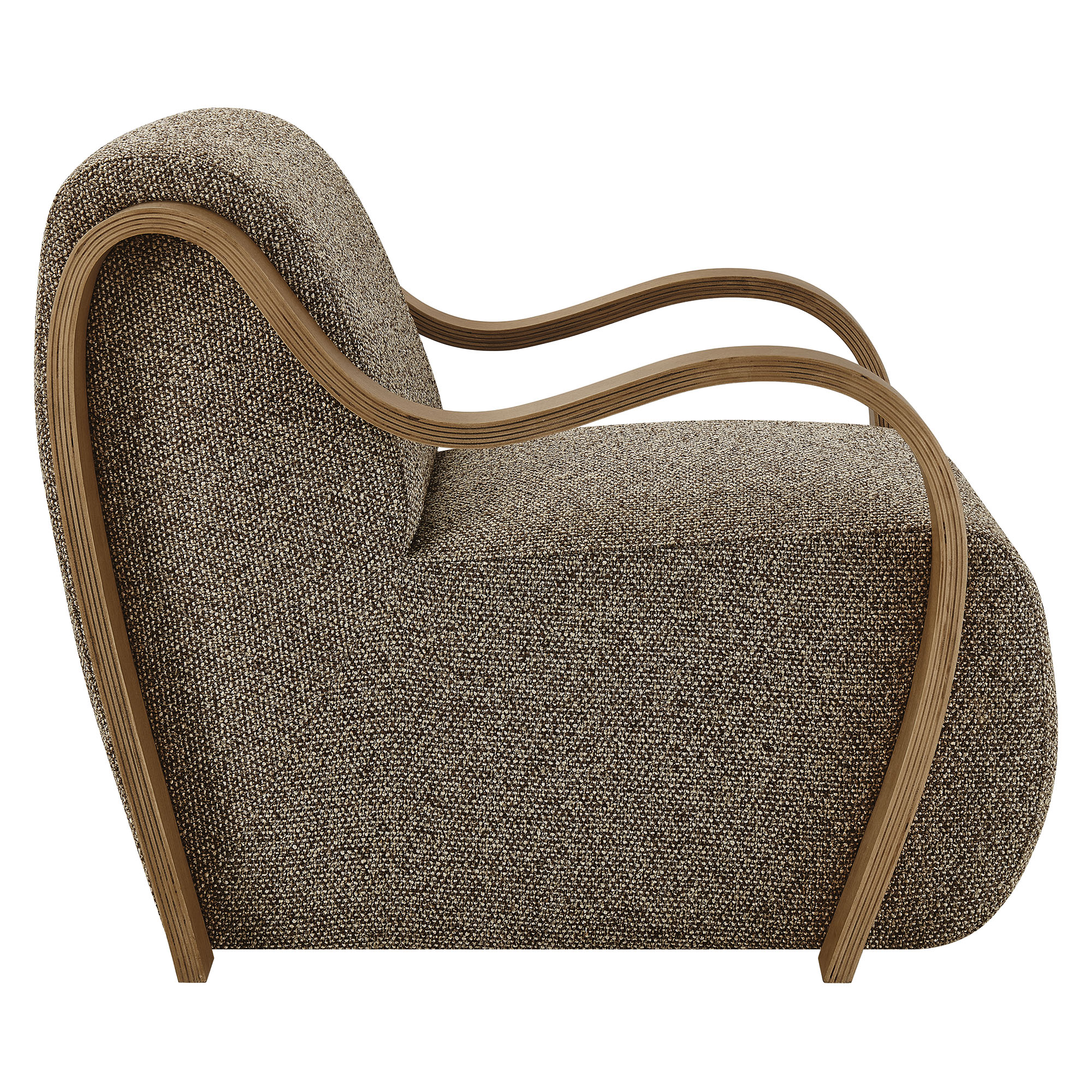 Atrium Lattice Boucle Accent Armchair by Modway