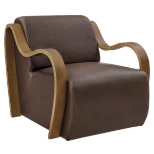 Atrium Vegan Leather Accent Armchair by Modway